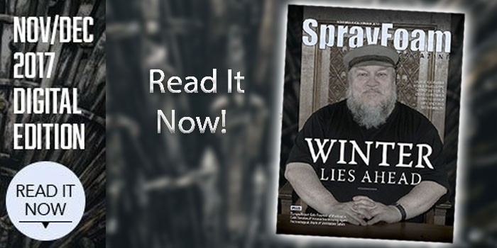 Getting Ahead of Winter: The November/December 2017 Issue of Spray Foam Magazine Is Here  